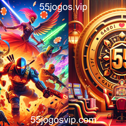 Mergulhe na Emoção dos Jogos de Ação no 55jogos.vip